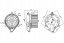 Nissens 87175/NIS Nissens повітродувка peugeot 306 1.1-2.0d 04.93-04.02 + помічник водія #28