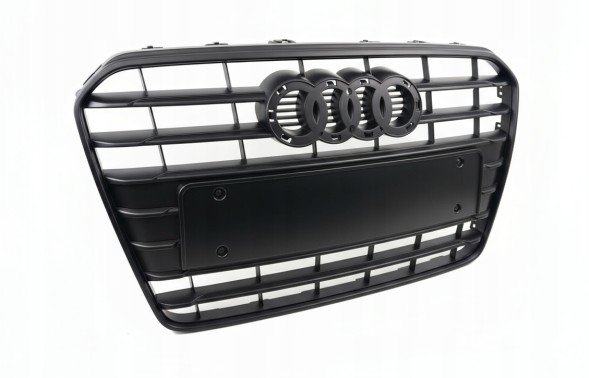 PA 8T0853651K РЕШІТКА-АТРАПА GRILL AUDI A5 8T0 LIFT 2011 2012 2013 2014 2015 ПОВНІСТЮ ЧОРНА МАТОВА