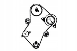 SKF VKMA 03241/SKF Skf комплект грм peugeot 1,8/1,9d 136z + помічник водія #28