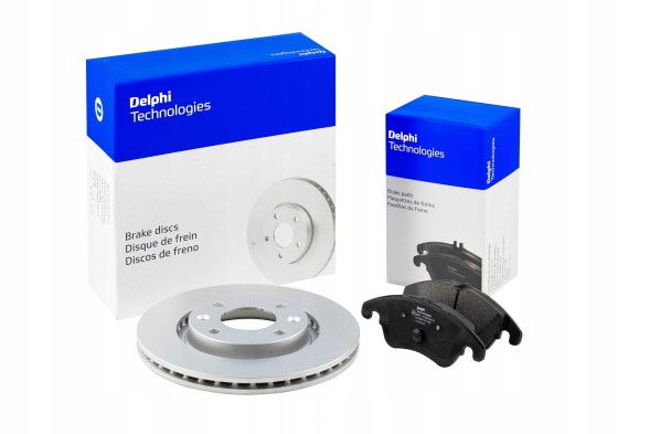 Delphi LP1861 + BG3405 OPEL ASTRA H Накладки + передні диски delphi opel astra h 3 iiizafira b 5 гвинтів