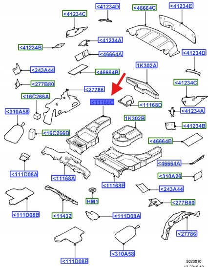 Ford OE ШАЙБА М'ЯКА MONDEO 2007- 2014 1751076 _ 7S71-N11168-AF