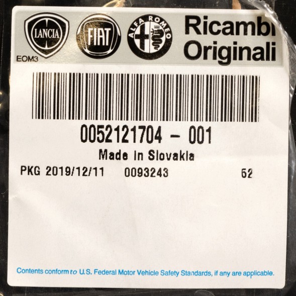 Fiat OE Переднє ліве крило Fiat OE 52121704