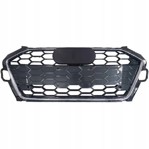 Китай A11592 AUDI A4 B9 2019- РЕШІТКА РАДІАТОРА ПЕРЕДНЯ СІРА ХРОМ S-LINE