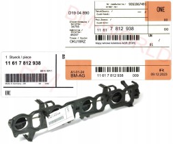 BMW OE 11617812938 Нові оригінальні oe bmw вихрові заслінки колектора egr bmw n47 з асо