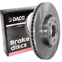 DACO 2× Daco 600225 гальмівний диск + Гальмівні колодки DACO ПЕРЕДНІ Audi A4 Q5 Allroad A5