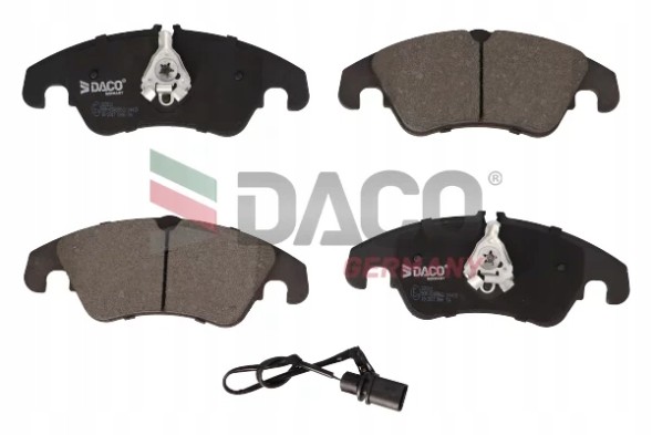 DACO 2× Daco 600225 гальмівний диск + Гальмівні колодки DACO ПЕРЕДНІ Audi A4 Q5 Allroad A5