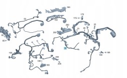 Mercedes-Benz OE Зв'язка електричних проводів Mercedes-Benz OM654 A6541505800