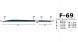RIDER RD-F-69 Накладки на бічні двері накладки на TOYOTA YARIS 2020 - ХЕТЧБЕК