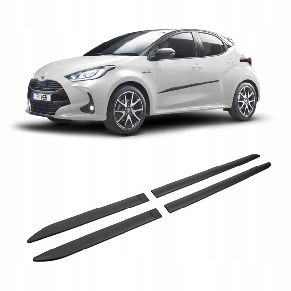RIDER RD-F-69 Накладки на бічні двері накладки на TOYOTA YARIS 2020 - ХЕТЧБЕК