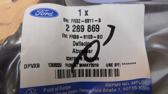 Ford OE FR3B-8103-BD Пневмокермо лівий mustang 2.3 2015-17, 17- _ 2289869 _ fr3b-8103-bd