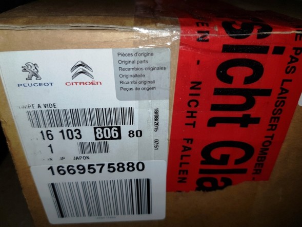 Citroen OE 1669575880 1610380680 Новий Оригінальний насос Vacum Citroen C-Zero 1669575880