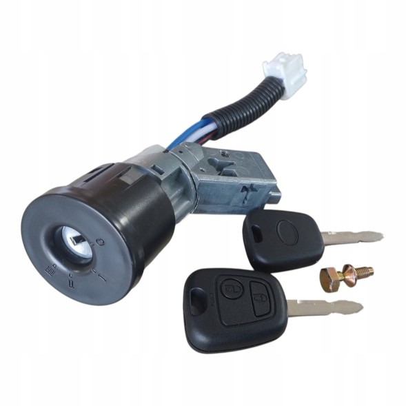 Polcar NOWA KOMPLETNA STACYJKA BLOKADA ZAPŁONU 2 KLUCZYKI TOYOTA AYGO I CITROEN C1 PEUGEOT 107 2005-> 2006 2007 2008 2009 2010 2011 2012 2013 2014 2015 НОВА KPL СТАНЦІЯ 2 КЛЮЧІ TOYOTA AYGO І CITROEN C1 PEUGEOT 107 2005-2015