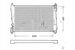 Denso DRM09112 Радіатор охолодження drm09112 denso fiat lancia bravo