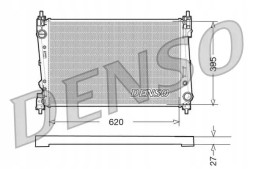 Denso DRM09112 Радіатор охолодження drm09112 denso fiat lancia bravo