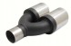 Ulter-Sport N2-90-1*P Подвійний круглий глушник 90 мм ПРАВИЙ