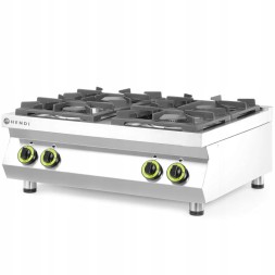 Китай WEW-SC-HP-1008645 Газова плита Hendi 4 конфорки 2x6кВт 2x3.5кВт Гастрономія CE