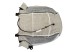 BMW OE 52107253707 Обшивка переднього сидіння ліва шкіра SCHWARZ BMW E93