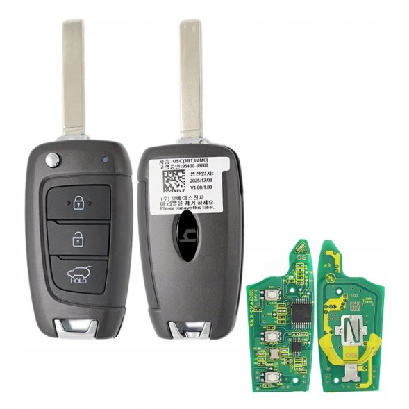 Китай HYUN110-Original КЛЮЧ HYUNDAI 4D ID60 DST40 чіп 433MHz 95430-J9800 FCC:OKA-450T ОРИГІНАЛ