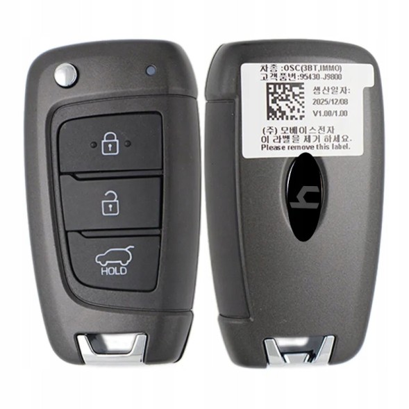 Китай HYUN110-Original КЛЮЧ HYUNDAI 4D ID60 DST40 чіп 433MHz 95430-J9800 FCC:OKA-450T ОРИГІНАЛ