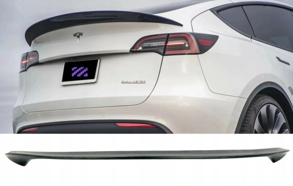 Китай Карбоновий спойлер Лоток Tesla Model Y