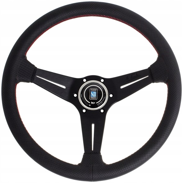 Nardi 6069.35.2093 Оригінальний шкіряний руль Nardi Deep Corn Black