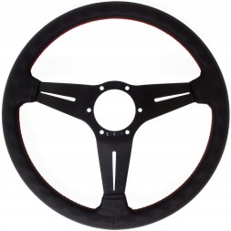 Nardi 6069.35.2093 Оригінальний шкіряний руль Nardi Deep Corn Black