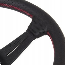 Nardi 6069.35.2093 Оригінальний шкіряний руль Nardi Deep Corn Black