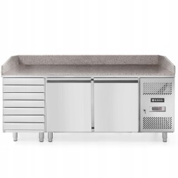 Китай WEW-SC-HP-1002466 Холодильний стіл Hendi 232842 2-дверний 202см Гранітна стільниця Гастрономія