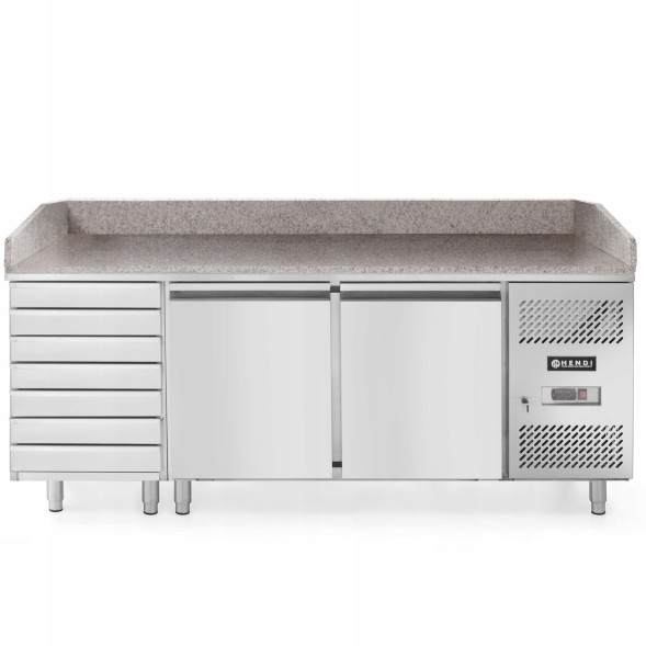 Китай WEW-SC-HP-1002466 Холодильний стіл Hendi 232842 2-дверний 202см Гранітна стільниця Гастрономія