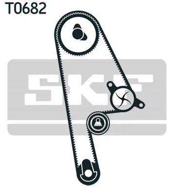 SKF VKMC 93616 Комплект грм + водяний насос vkmc 93616 skf honda