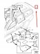 Volvo OE 31349548 VOLVO V70 XC70 2015 р. Захисна накладка на задню кришку багажника хром 3134954