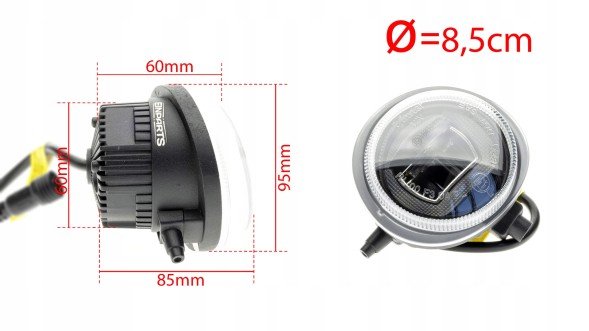 EinParts Automotive Duolight DL36 Галогенні денні ходові вогні для mazda