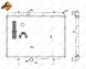 NRF 50437 Радіатор охолодження двигуна citroen c4 (04-) 1.6 hdi 16v / 3