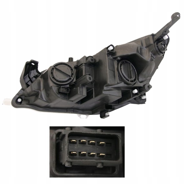 TYC 551110-E MHM TUNING Рефлектор Фара Передня Tyc Хром Opel Astra IV J 2009-2012 Р