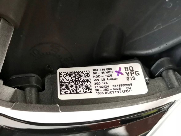 Volkswagen OE 10A419089BQ, Kierownica, DWP523507, 10A419089BQYPG, 10A419089BBYPG КЕРМО VW ID.4 ID4 МУЛЬТИФУНКЦІОНАЛЬНЕ ШКІРА 10A419089BQ НОВЕ ОРИГІНАЛ