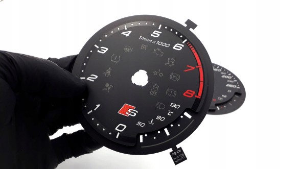 Moman 0089688096734 Audi A3 8V у стилі RS3 шкали приладів заміна спідометр кілометраж MoMan