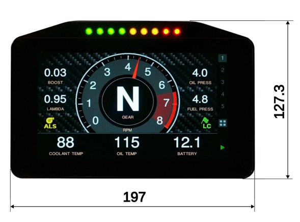 OGC RWD-00000001 Дисплей DASH 7" RWD Power CAN