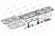 AD BRAKE VIC-126037 Проміжна плита компресора повітря 1300 220 770