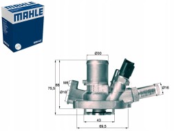 Mahle MAH/TI 151 80/ZAPS ТЕРМОСТАТ MAHLE FIAT 80C 1.4
