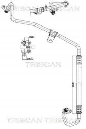 Triscan ШНУР КОНДИЦІОНУВАННЯ ПОВІТРЯ 9010 28021 TRISCAN DS PEUGEOT