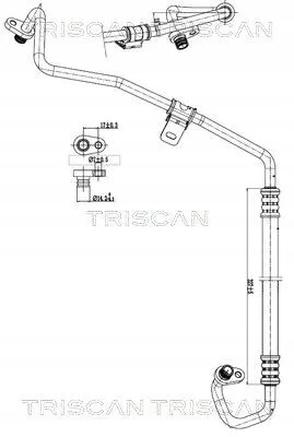 Triscan ШНУР КОНДИЦІОНУВАННЯ ПОВІТРЯ 9010 28021 TRISCAN DS PEUGEOT