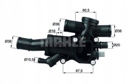 BEHTH 44 83/RS5 BEHR ТЕРМОСТАТ CITROEN 83C 2.0HDI