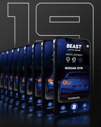 Auto Gamma Układ Wydechowy Beast Sterowanie Aplikacją Sound Booster Активний вихлоп Beast Sound Booster V8 з додатком та пультом