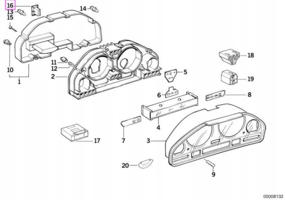 BMW OE Кодувальна пробка BMW E34 62119067683 ОРИГ.НОВА