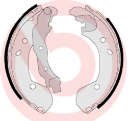 S56510 BREMBO Гальмівні колодки барабані