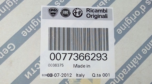 Fiat OE ОРИГІНАЛЬНИЙ РЕЗИСТОР НАГРІВАЧА 77366293 PUNTO MITO