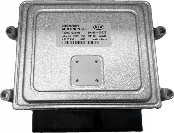 Hyundai OE 3910003928 391B103455 A3C0779770201 A3C0777930101 БЛОК КЕРУВАННЯ ДВИГУНОМ (ECU) KIA 1.6 39100-03928 39110-03928 A3C0777930101