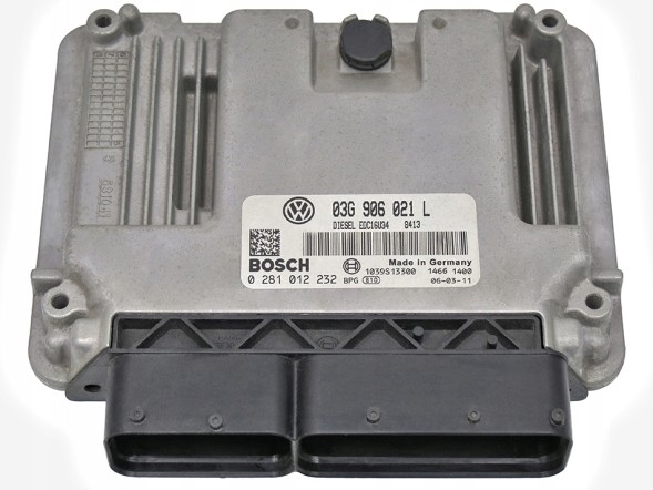 OE 03G 906 021 L 0 281 012 232 КОМП'ЮТЕР ECU GOLF V 1.9 TDI 03G906021L 0281012232