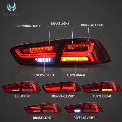 VLAND LDMI11 mhm Світильники тиль ne kpl Vland Led Bar Неон Діоди Тюнінг Mitsubishi Lancer VIII 8