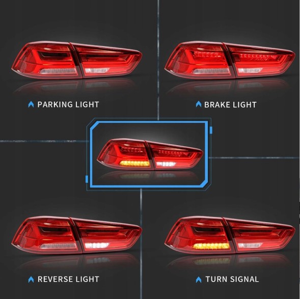 VLAND LDMI11 mhm Світильники тиль ne kpl Vland Led Bar Неон Діоди Тюнінг Mitsubishi Lancer VIII 8